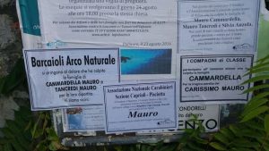 Sub: a Palinuro i funerali Cammardella e Tancredi